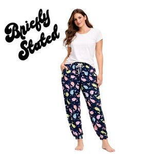 Briefly stated unicorn whales xL (16-18) Lounge pants
